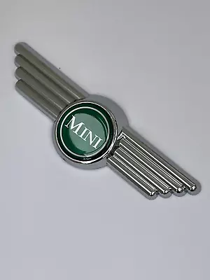 Dah100590mmm - Classic Mini Green & Chromed  Front & Rear Badge Top Quality • $15.47