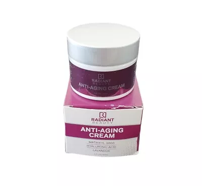 Radiant Beauty Anti-Aging Cream Matrixyl 3000 Hyaluronic Acid Lavandox 1 Oz. • $10.95