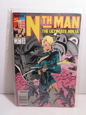 Nth Man The Ultimate Ninja #4 1989 Larry Hama Ron Wagner Marvel BAGGED BOARDED • $7.75