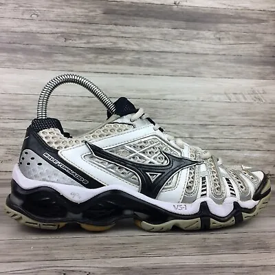 Mizuno Wave Tornado 8 Black White Volleyball Sneakers Women's Size 7.5 9KV-38009 • $4.99