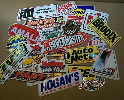 $6.89 • Buy Original Vintage 1970-80's Large Racing Stickers~PICK YOUR OWN~Shipping Discount
