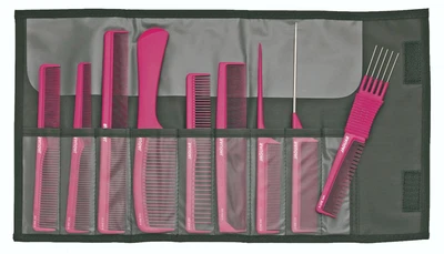 $83.51 • Buy Jaguar A-Line Comb Set With 9 Combing Pink-Metallic No. A599-5