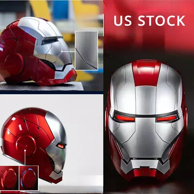  Marvel Electric Voice Control Iron Man MK5 1:1 Helmet Wearable/Birthday Gift • $179.53