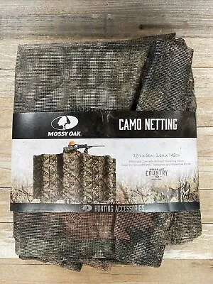 Mossy Oak Break-Up Country Camo Netting - 12' X 56  - Turkey Blind Deer Hunting  • $14.84