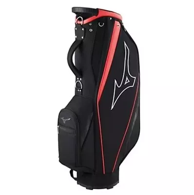 Mizuno NX.3 Caddie Bag 5LKC2401 2024 Men's Golf 9  4Way 4.73lb Ups/Ems Black/Red • $339.95