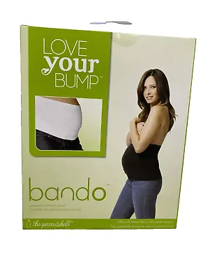Bando Pregnancy Maternity Band Belly Belt Black Soft Stretch Support Waist Back • $9.99