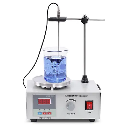 2000ml Digital Magnetic Stirrer Lab Hotplate Mixer Stir Bar W/ Heating Plate USA • $57