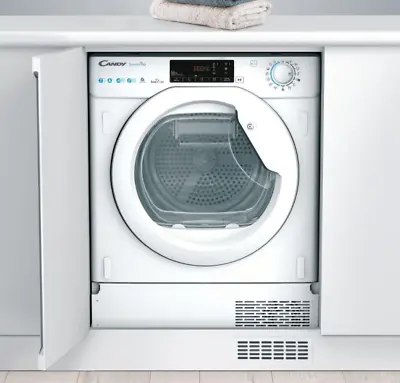 Candy BCTDH7A1TE INTEGRATED HEAT PUMP Condenser Tumble Dryer 7kg Sensor Drying • £379.99