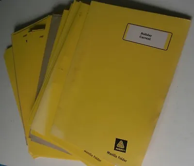 £1.50 • Buy AVERY Manilla Folders -Quantity Of NEW And Used Folders - Bundle Of 10