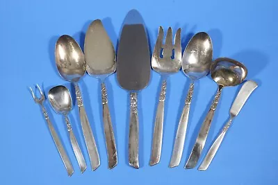 9 X Oneida Community South Seas Silverplate Serving Pieces • $52.20