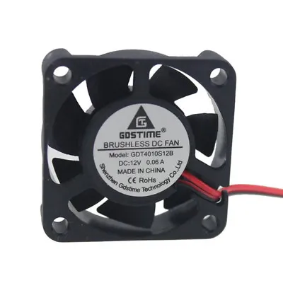 12V 40mm 4010S DC Brushless 2-pin 40x40x10mm CPU / Laser / Printer Cooling Fan • $6.59