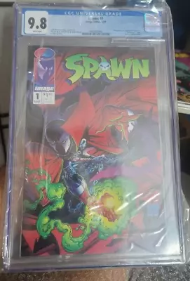 Spawn #1 CGC 9.8 NM/M White Pages Key Issue Image 1992 1st Al Simmons Sam • $75