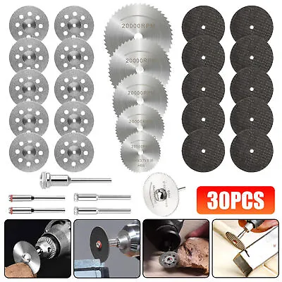 30x Diamond Cutting Wheel For Dremel Rotary Tool Die Grinder Metal Cut Off Disc • $7.69