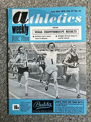 £6.99 • Buy ATHLETICS WEEKLY - 28 July 1973 - Dave  Bedford; Eric Berry; Dwight Stones
