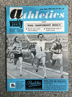 £6.99 • Buy ATHLETICS WEEKLY - 28 July 1973 - Dave  Bedford; Eric Berry; Dwight Stones
