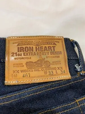 $349.54 • Buy IRON HEART Bootcut Denim 461 W33 From Japan
