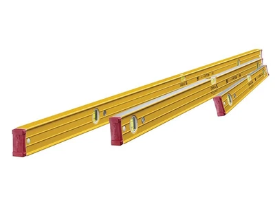 £164 • Buy Stabila 96-2 Spirit Level Pack 60cm + 120cm + 180cm Set Double Plumb Reinforced
