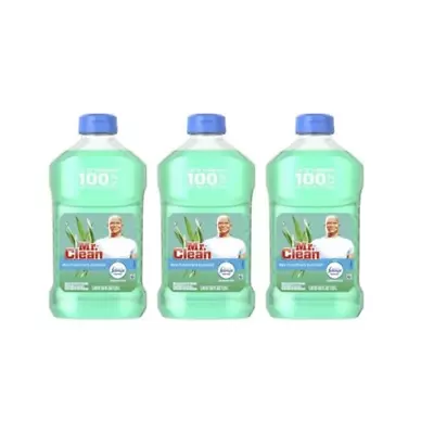 Mr. Clean Multi-Surface Cleaner With Febreze. Meadows & Rain Scent 45 Oz 3-pack • $32.99