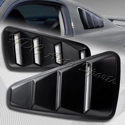 $24.99 • Buy For 2005-2014 Ford Mustang 1/4 Quarter ABS Side Window Louvers Scoop Cover Vent