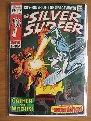 Silver Surfer #12 1970 Volume 1 - Gather Ye Witches - Marvel Comic • £45