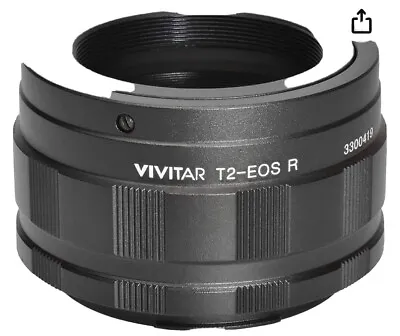 Vivitar T-Mount To Canon RF-Mount Adapter - Vivitar T2-EOS R • $13