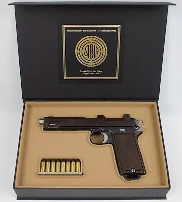 PISTOL GUN PRESENTATION CUSTOM DISPLAY CASE BOX For STEYR HAHN M1912 Cal 9x23 Mm • $125