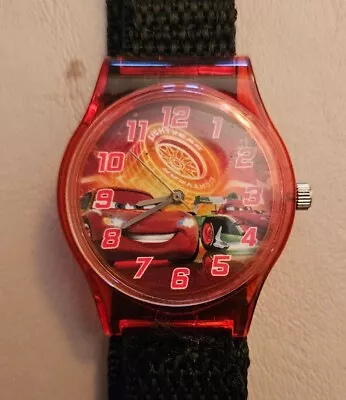 Disney Cars Wristwatch Analog Watch Black Band Never Worn • $18.50