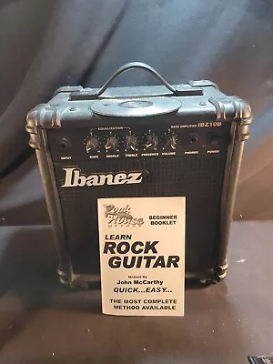 Ibanez IBZ-10B 12 Watt Electric Bass Guitar Amplifier Manual DVD Power Cord NICE • $39.95