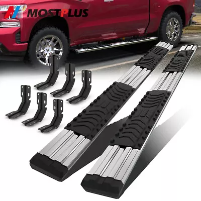 2X 6  Running Boards W/ Brackets For 99-16 F-250 F-350 F-450 Super Duty Crew Cab • $152.99