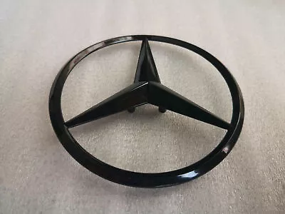 Gloss Black Star Badge For Mercedes C-Class W204 2008-2014 Rear Boot A2047580058 • £9.99