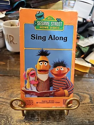 My Sesame Street Sing Along VHS Video VCR Tape Music Songs VTG Random 1987  • $7.74