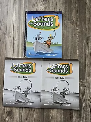 ABeka 1st Grade Letters And Sounds 1 Teacher Key & 2 Test Key  • $29.95