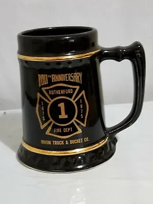 1975 Rutherford NJ Fire Dept Mug Stein Ceramic Limited Edition • $18.86