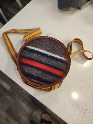 Vintage Western Wool Water Canteen • $12.99