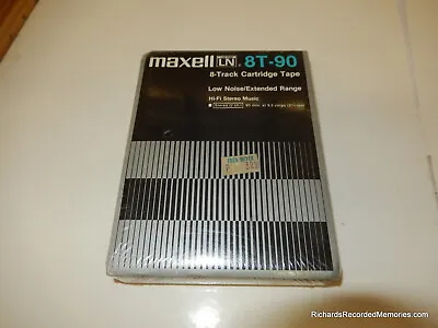 Maxell LN 8T-90 Blank 8 Track Tape Cartridge Hi Fi Stereo Extended Range SCARCE! • $22.77