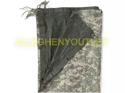 USGI Military Reversible Field Tarp ACU 90 X 80 Ground Tarpaulin Shelter NEW • $56.90