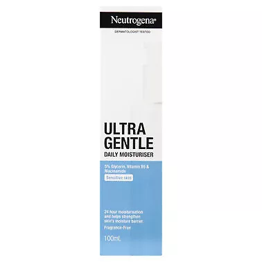 Neutrogena Ultra Gentle Daily Moisturiser Sensitive 100mL • $16.99