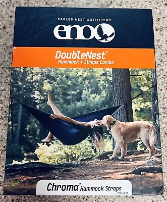 ENO Double Nest Hammock W/Chroma Straps. 2 Person / 400LB Capacity.  • $50