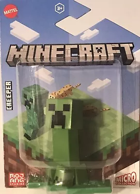 Minecraft Micro Collection 3  Mini Figure Creeper Mattel Cake Topper • $3.60