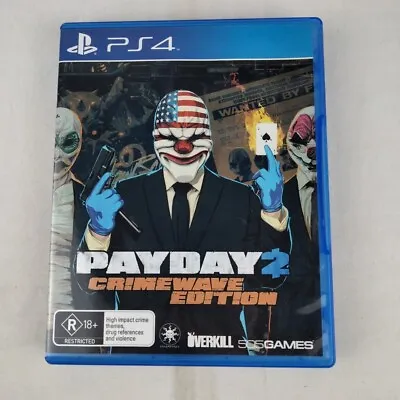 Payday 2 : Crimewave Edition Sony PlayStation 4 PS4 Game Complete With Manual. • $19.95