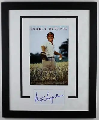 Robert Redford  The Natural  AUTOGRAPH Signed Custom Framed 16x20 Display ACOA • $1750