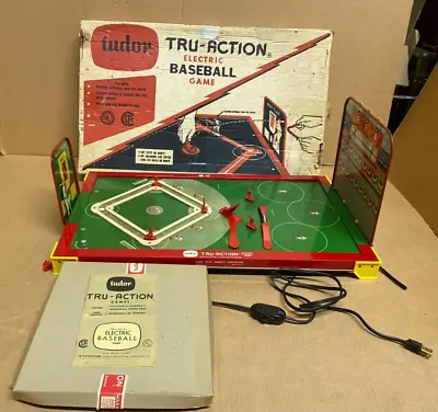 Vintage 1950's Tudor Tru Action Electric Baseball Game Model 550 Tested Works • $79.99