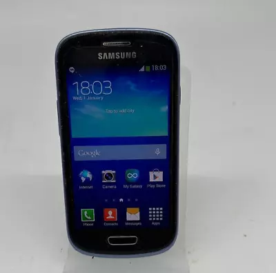 Samsung Galaxy S III Mini GT-I8200N - 8GB - Pebble Blue ( O2) Smartphone • £15