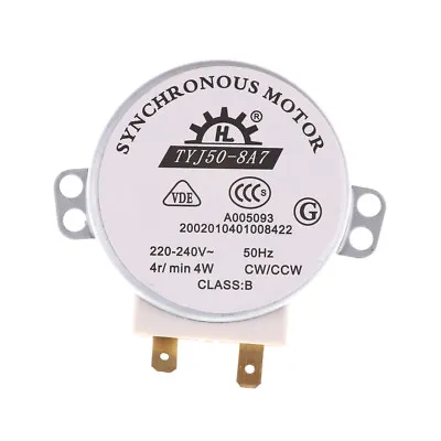 AC 220V-240V 50Hz CW/CCW Microwave Turntable Turn Table Synchronous Motor DSPN • £5.99