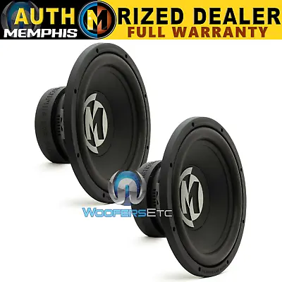 $289.99 • Buy 2 Memphis Pr12s4v2 Car Sub 4 Ohm 12  1000w Loud Pro Bass Subwoofers Speakers New