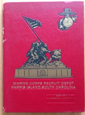 1987 U. S. Marine Corps Basic Yearbook Platoon Series 1012 Parris Island Sc • $99.99