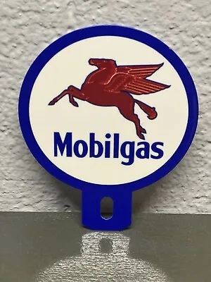 Mobilgas Metal Plate Topper Sign Sales Service Gas Oil Station Auto Pegasus • $29.99