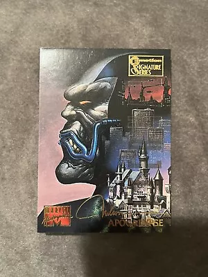 1995 Marvel Masterpieces Apocalypse #1 Emotion Gold Signature Series Parallel NM • $9.99