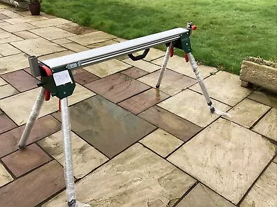 Metabo KSU401 Universal Extendable Mitre Saw Stand Mobile Trolley Hardwearing • £100