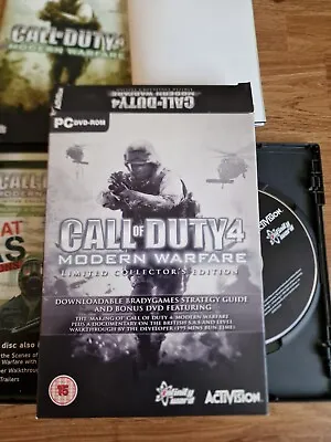 Call Of Duty Modern Warfare 4 Limited Collector's Edition PC CD Rom Game | VGC • £11.49